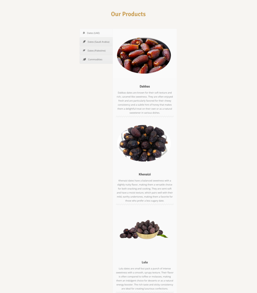 Website for a Business showcase